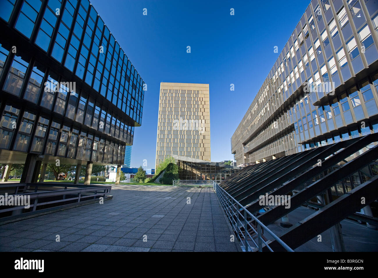 Luxemburg-Kirchberg-Europa-Viertel-Europäische Kommission Stockfoto