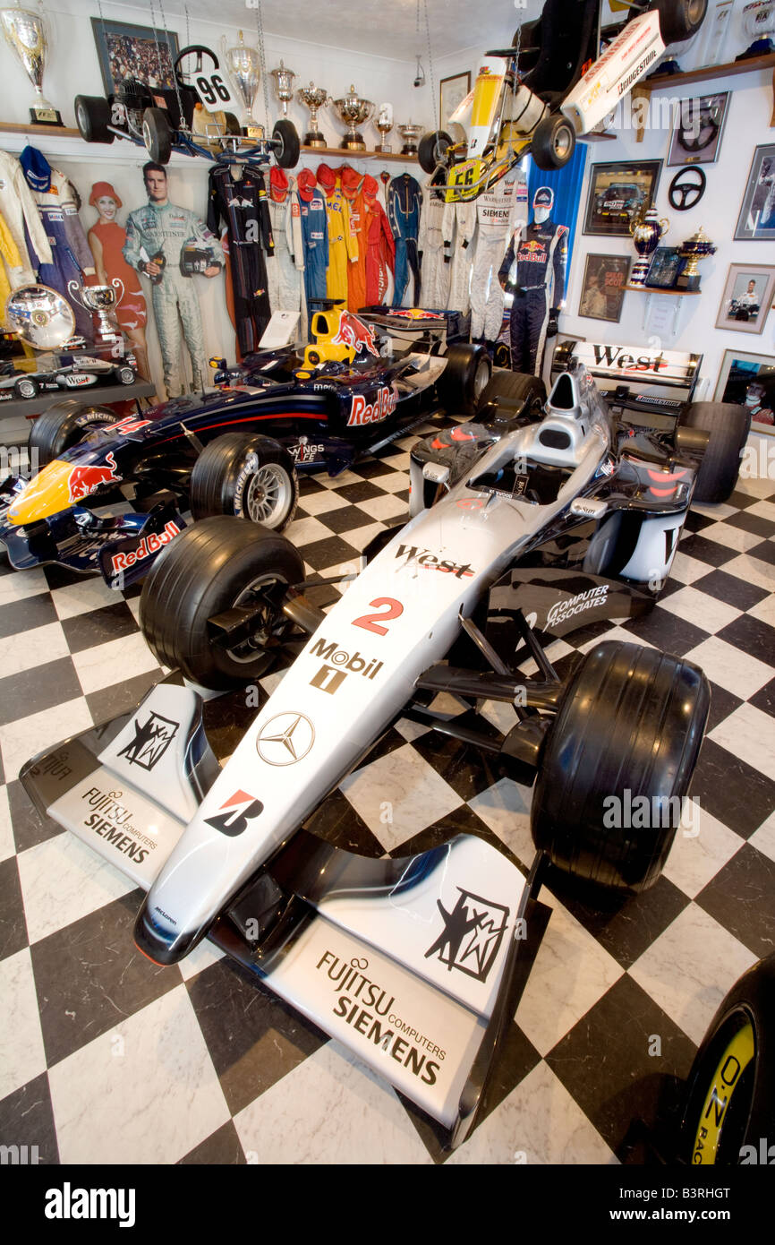 Mclaren-Mercedes Formel 1 Rennwagen im Museo David Coulthard bei Twynholm Galloway Scotland UK Stockfoto