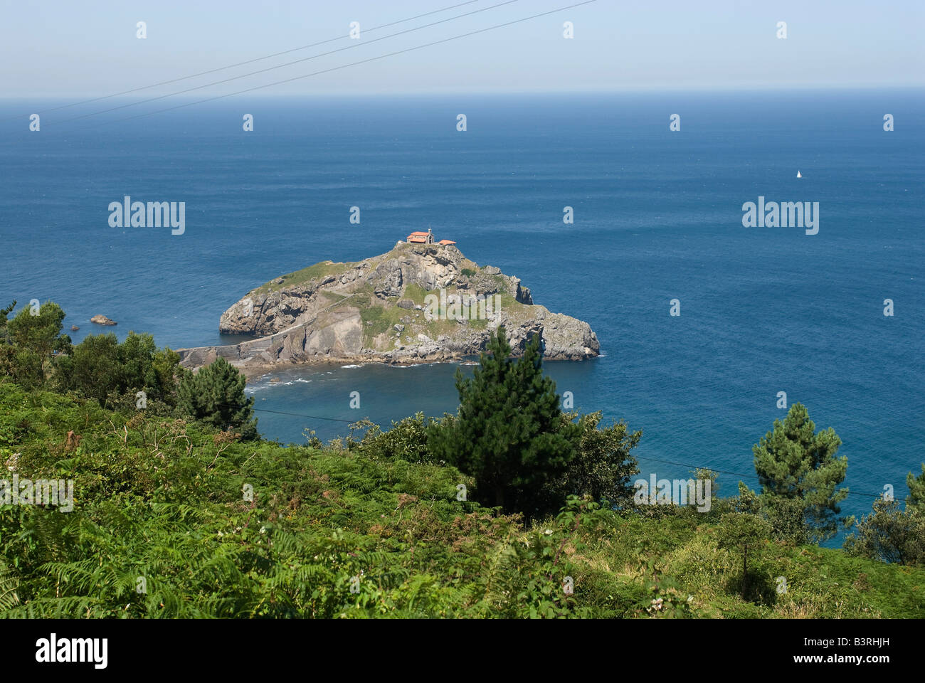 Spanien baskische Land San Juan de Gaztelugatxe Stockfotografie Alamy