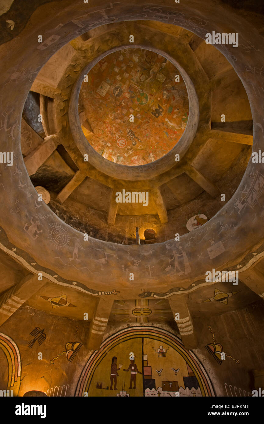 Desert View Watchtower - Grand Canyon National Park - Arizona - Decke blickte Stockfoto