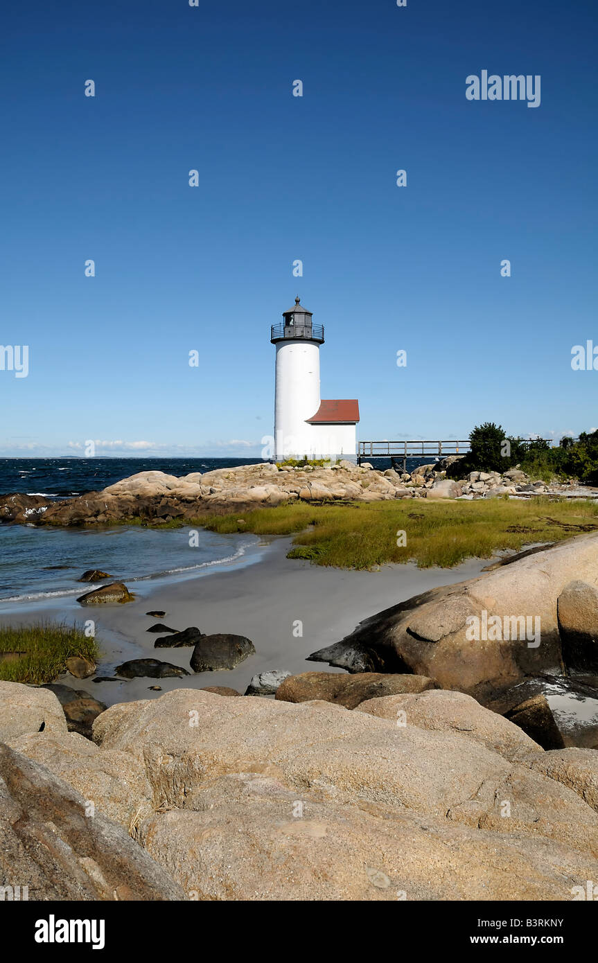 Annisquam Licht Gloucester, Massachusetts Stockfoto
