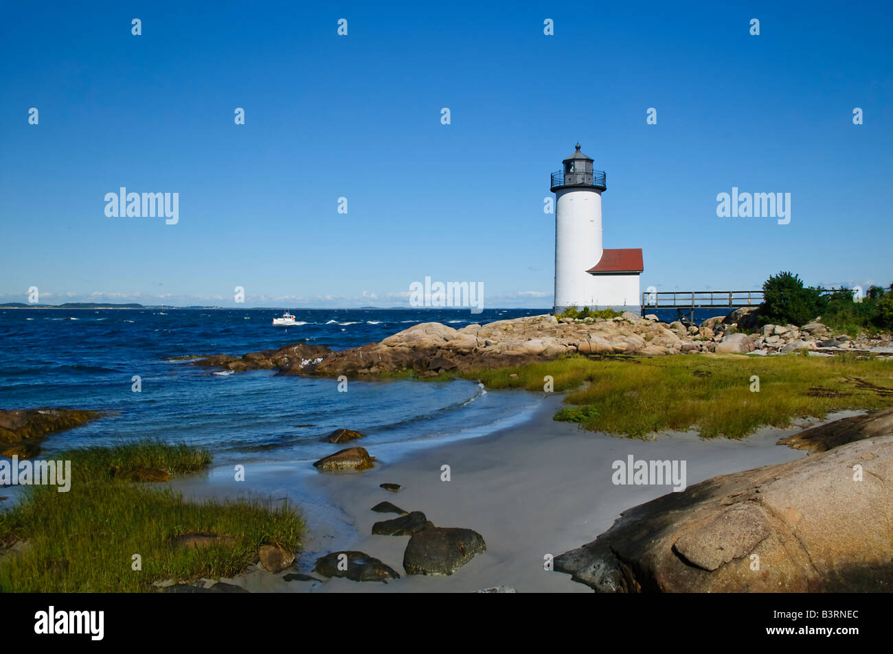 Annisquam Licht Gloucester, Massachusetts Stockfoto