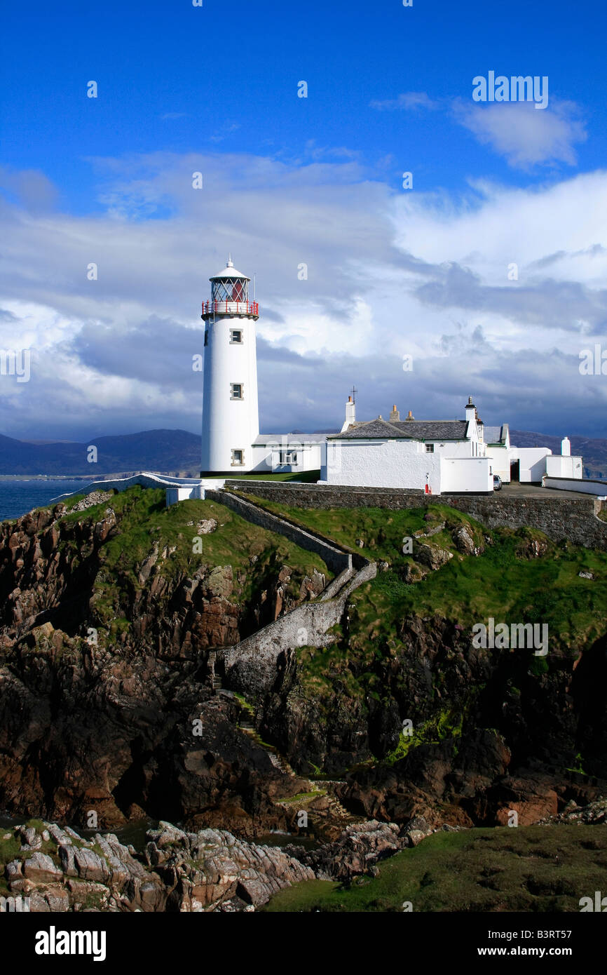 Fanad Head Leuchtturm, County Donegal, Irland Stockfoto