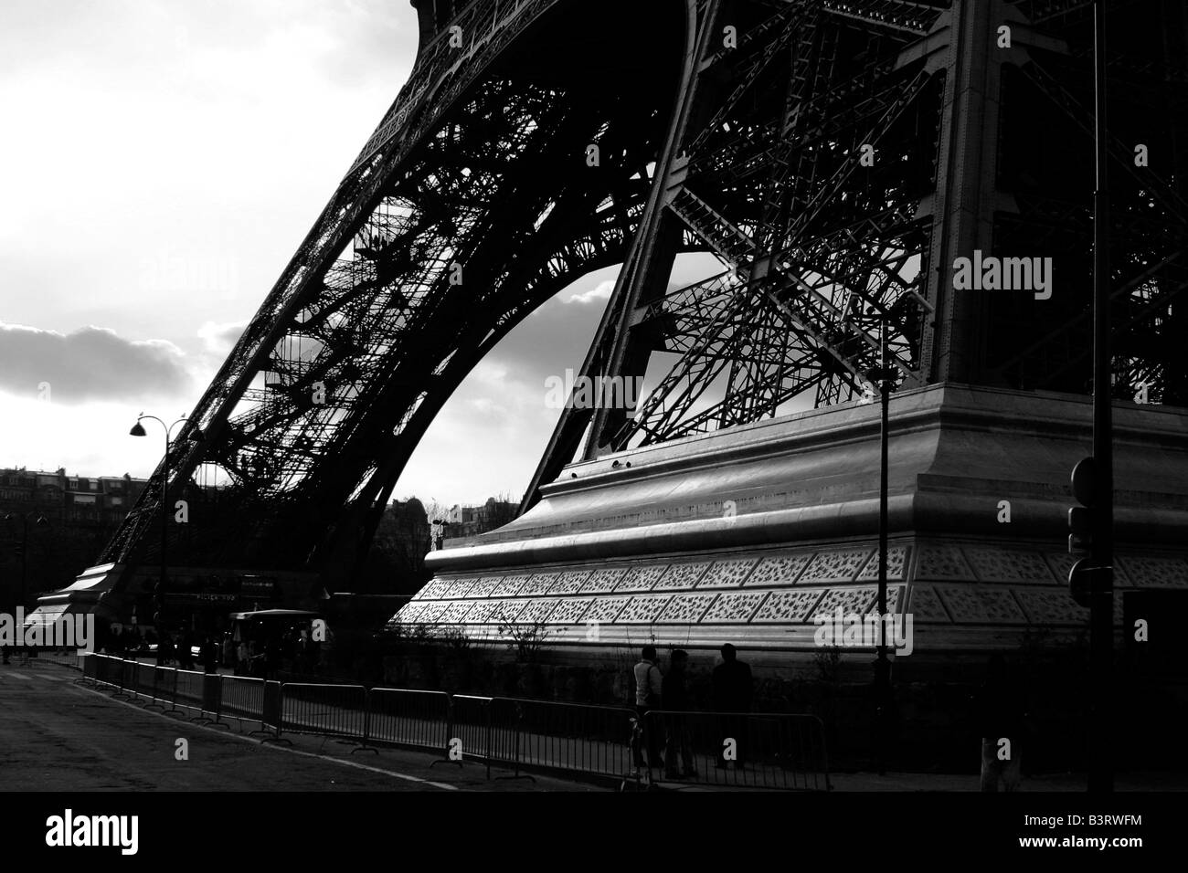 Der Eiffelturm in Paris, Frankreich. Stockfoto