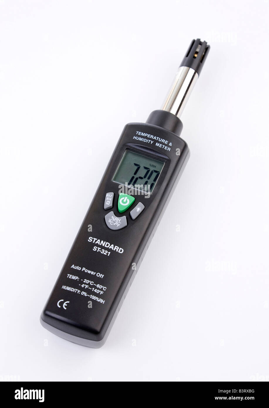 digitale Hygrometer und Thermometer zur Messung der Luftfeuchtigkeit