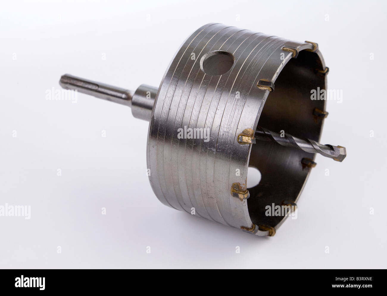 100mm Durchmesser Kern Bohrer mit Hartmetall-Zähne Stockfoto