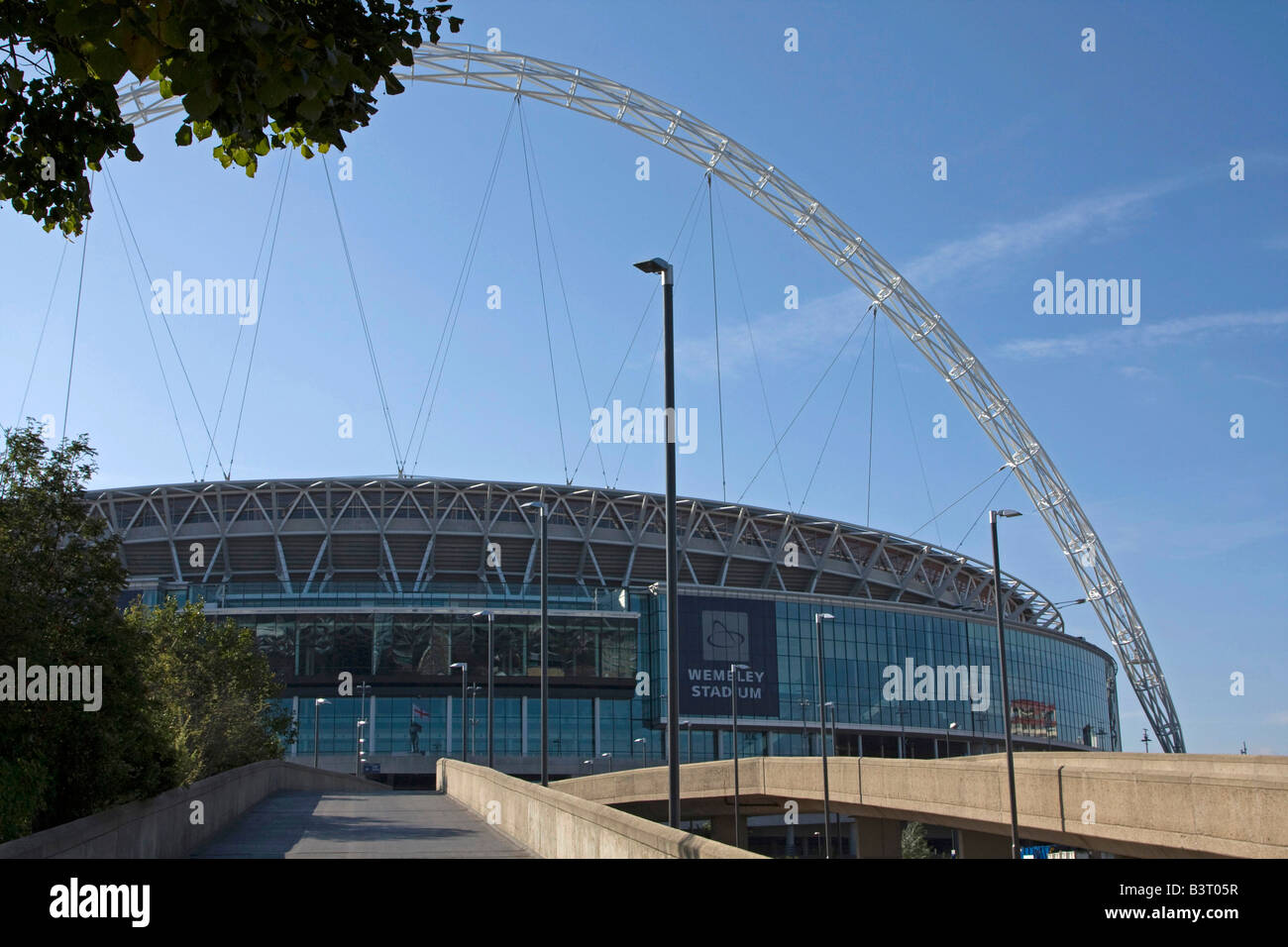 Wembley-international-Stadion Fußball Veranstaltungsort Londoner Stadtteil Brent Wembley park London England uk gb Stockfoto
