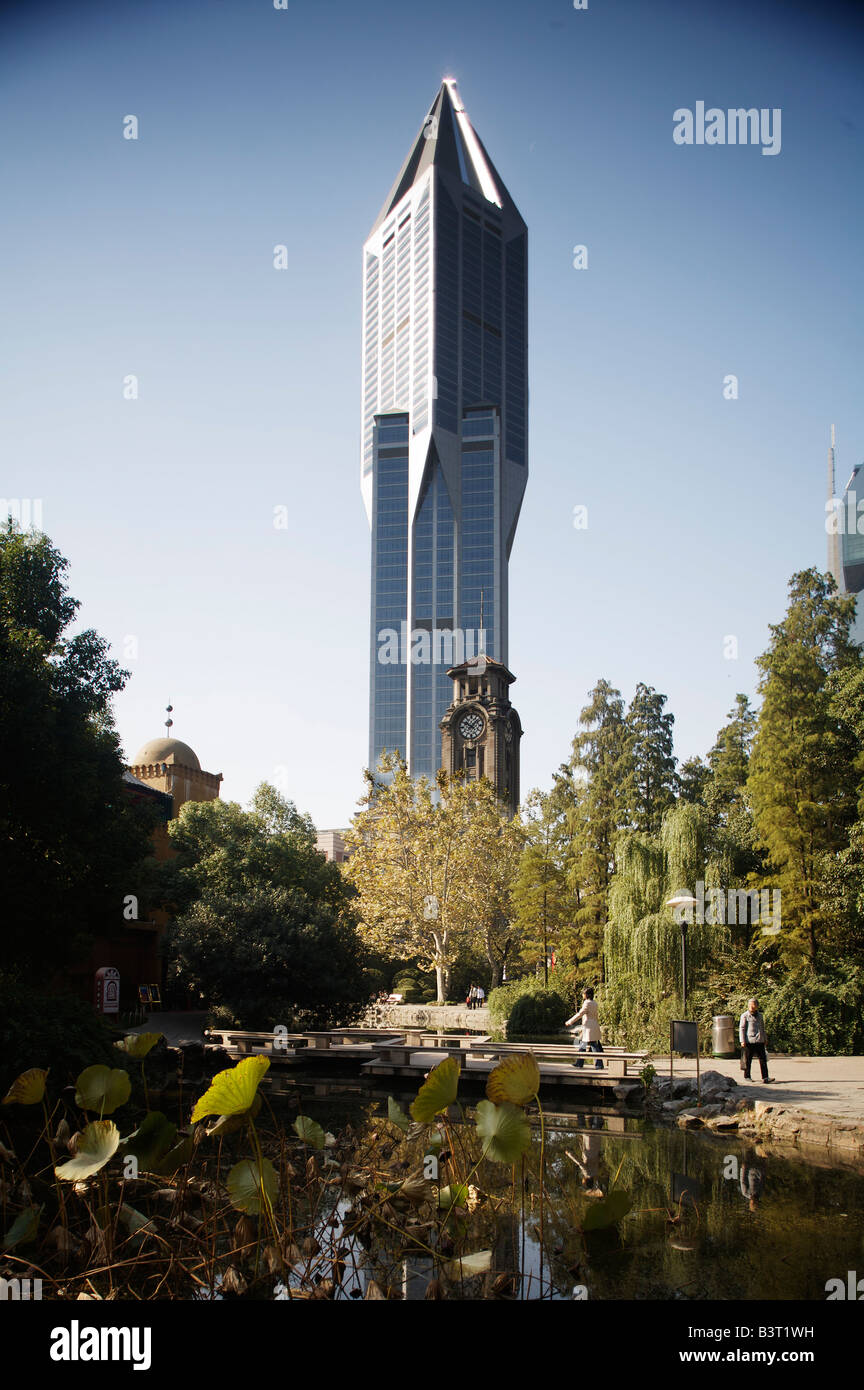 J C Mariott Hotel Menschen s Quadrat Shanghai China Stockfoto