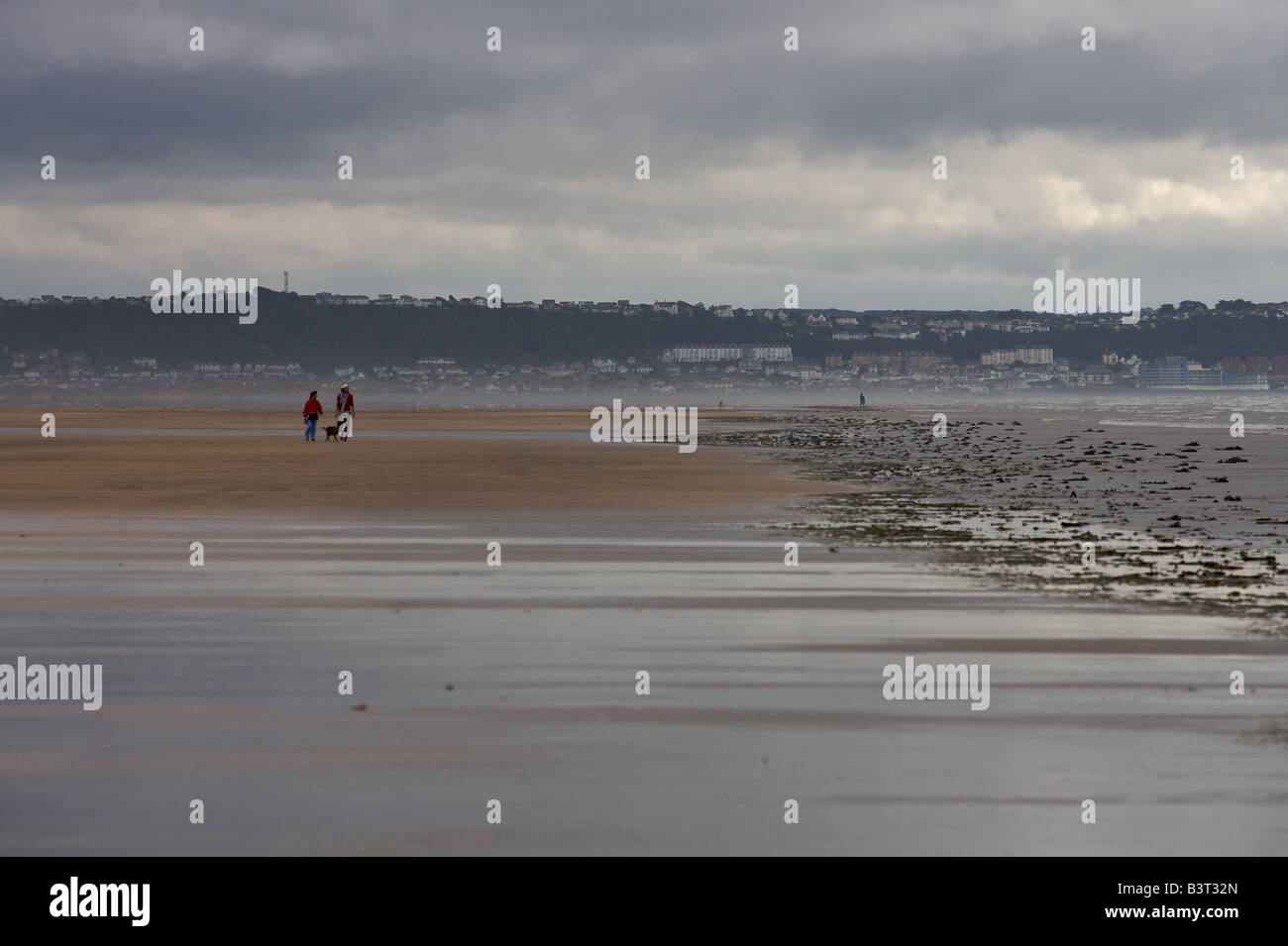 Strand in Devon, England. Stockfoto