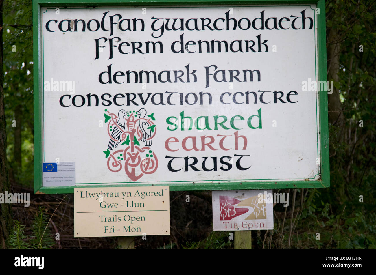 Dänemark-Farm Erhaltung Zentrum Bildung Shared Erde Vertrauen, Ceredigion Wales UK Stockfoto