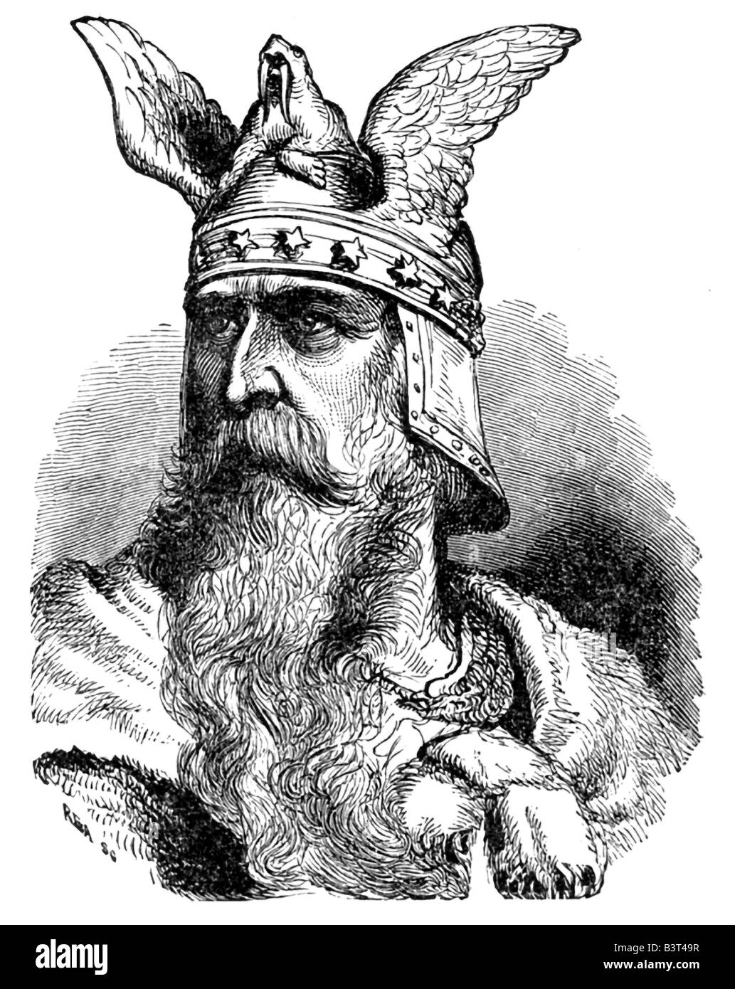 Viking Führer Stockfoto