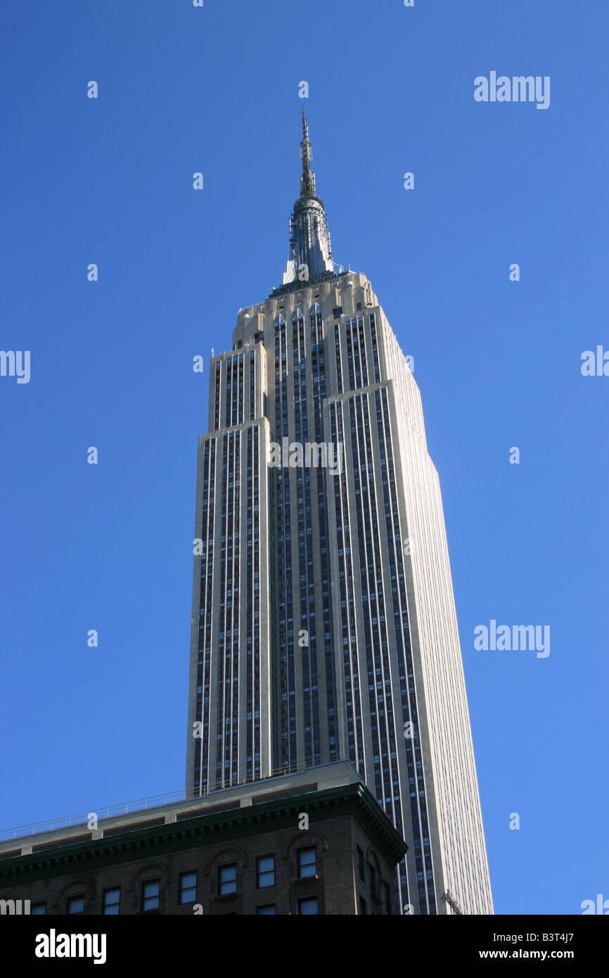 Das Empire State Building. Stockfoto