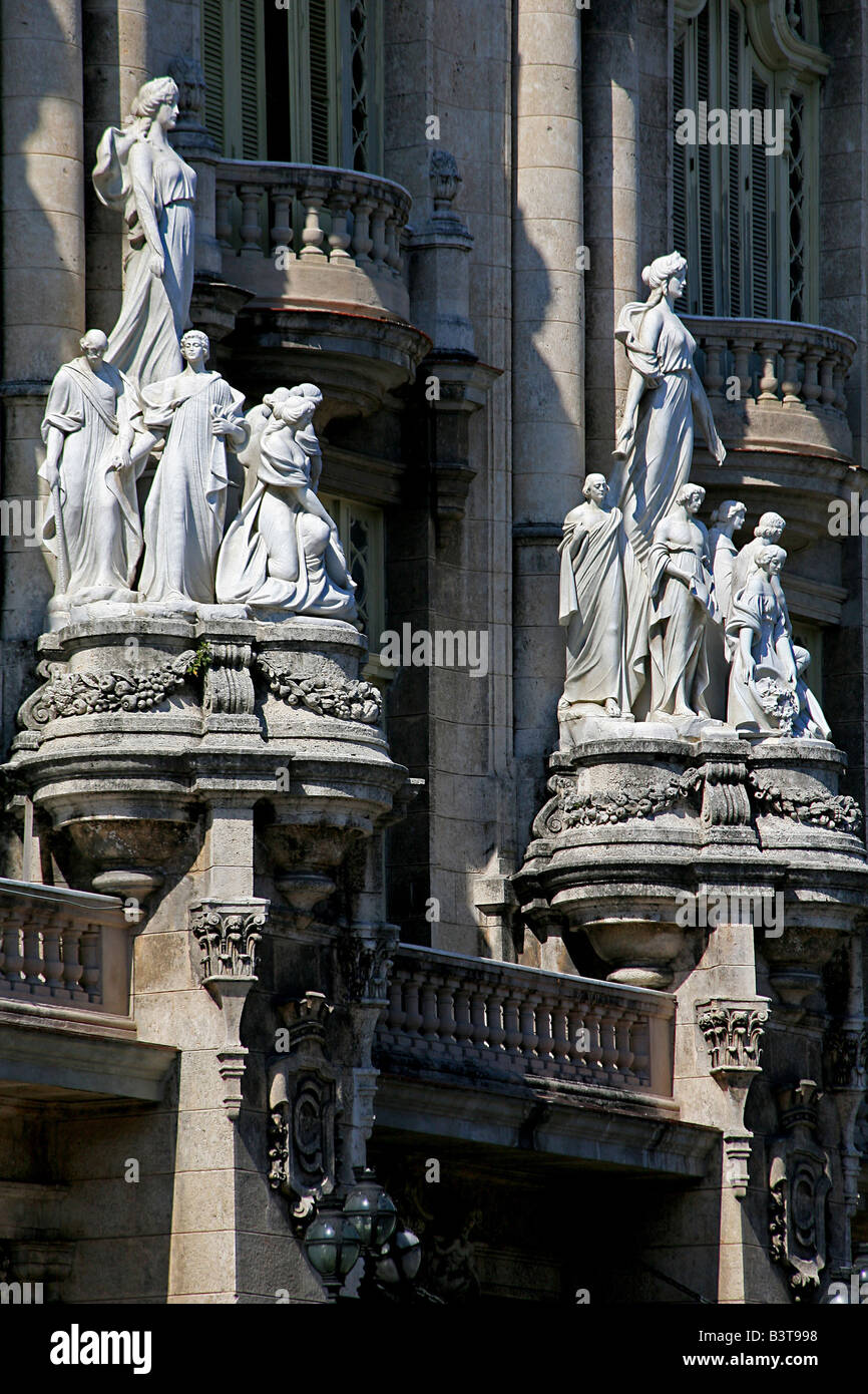 Insbesondere das Gran Teatro, Havanna, Kuba, Westindien, Mittelamerika Stockfoto