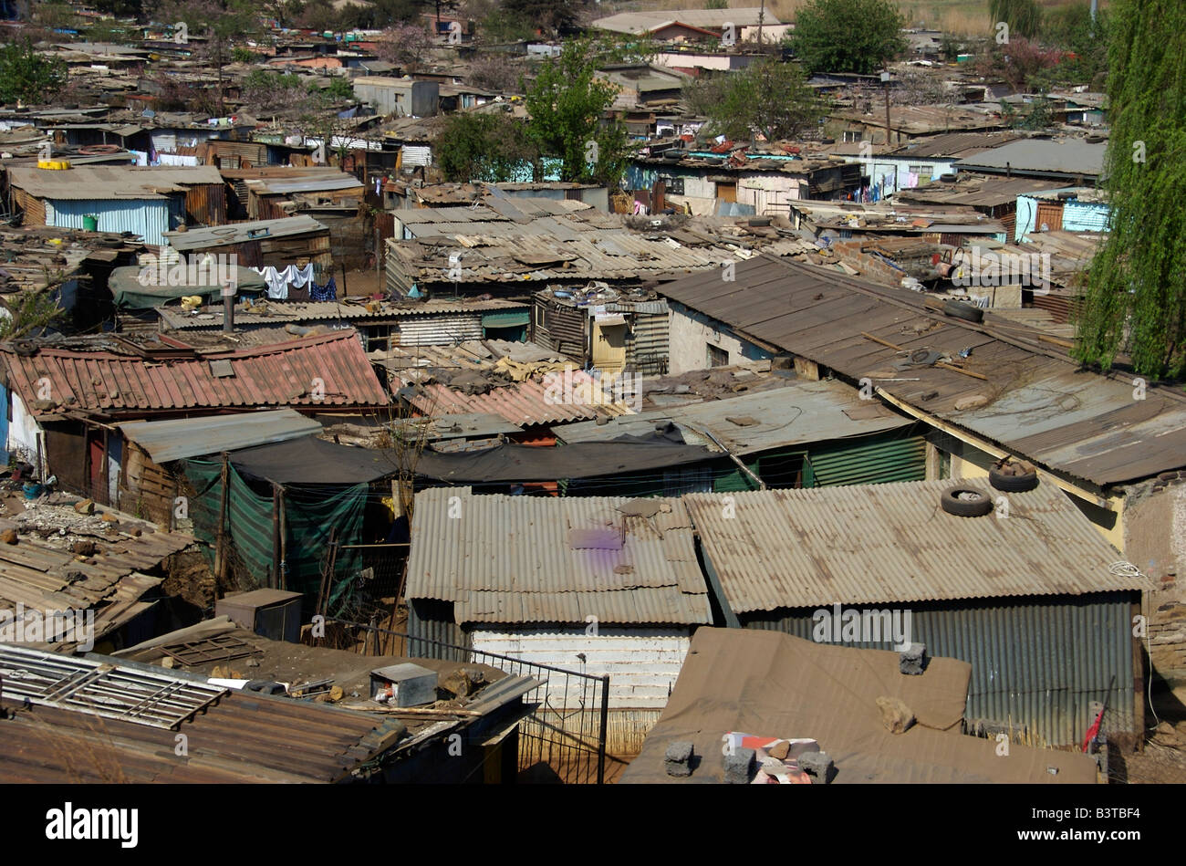 Johannesburg, Soweto Township Vorstadt, Gauteng, Südafrika, Afrika Stockfoto