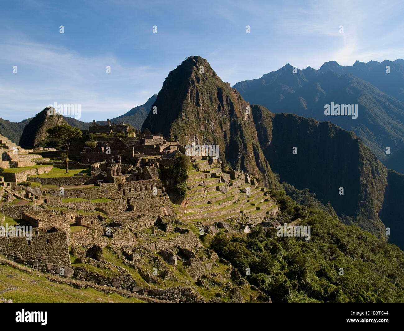 Die Inkastadt Machu Picchu in den Anden, Peru Stockfoto