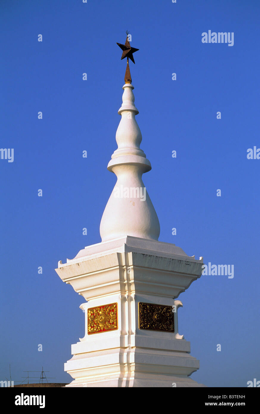 Asien, Laos, Vientiane. Unbekannter Soldat-Denkmal. Stockfoto
