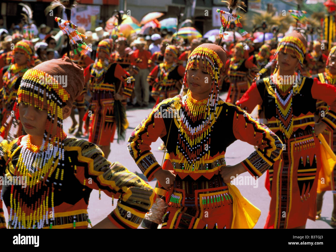 Asien, Philippinen, Cebu. Sinulog Festival. Stockfoto