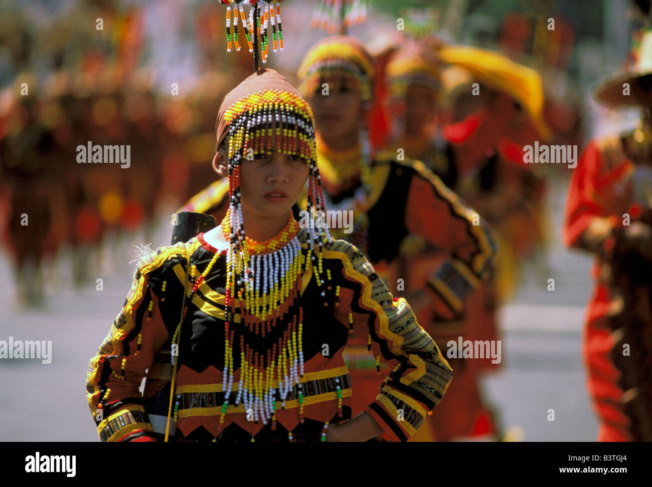 Asien, Philippinen, Cebu. Sinulog Festival. Stockfoto
