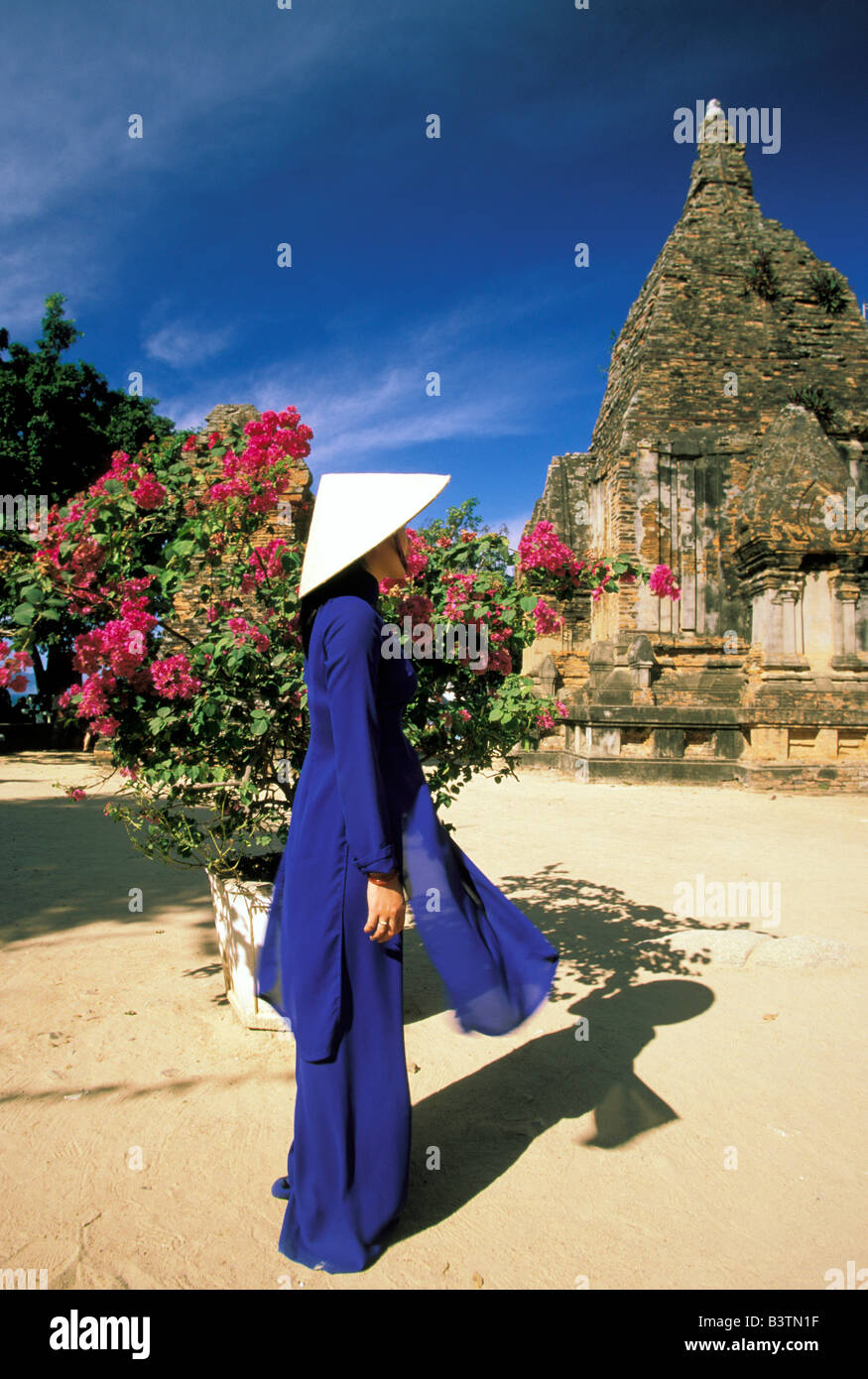 Asien, Vietnam, Nha Trang. Po Nagar Cham Towers. Stockfoto