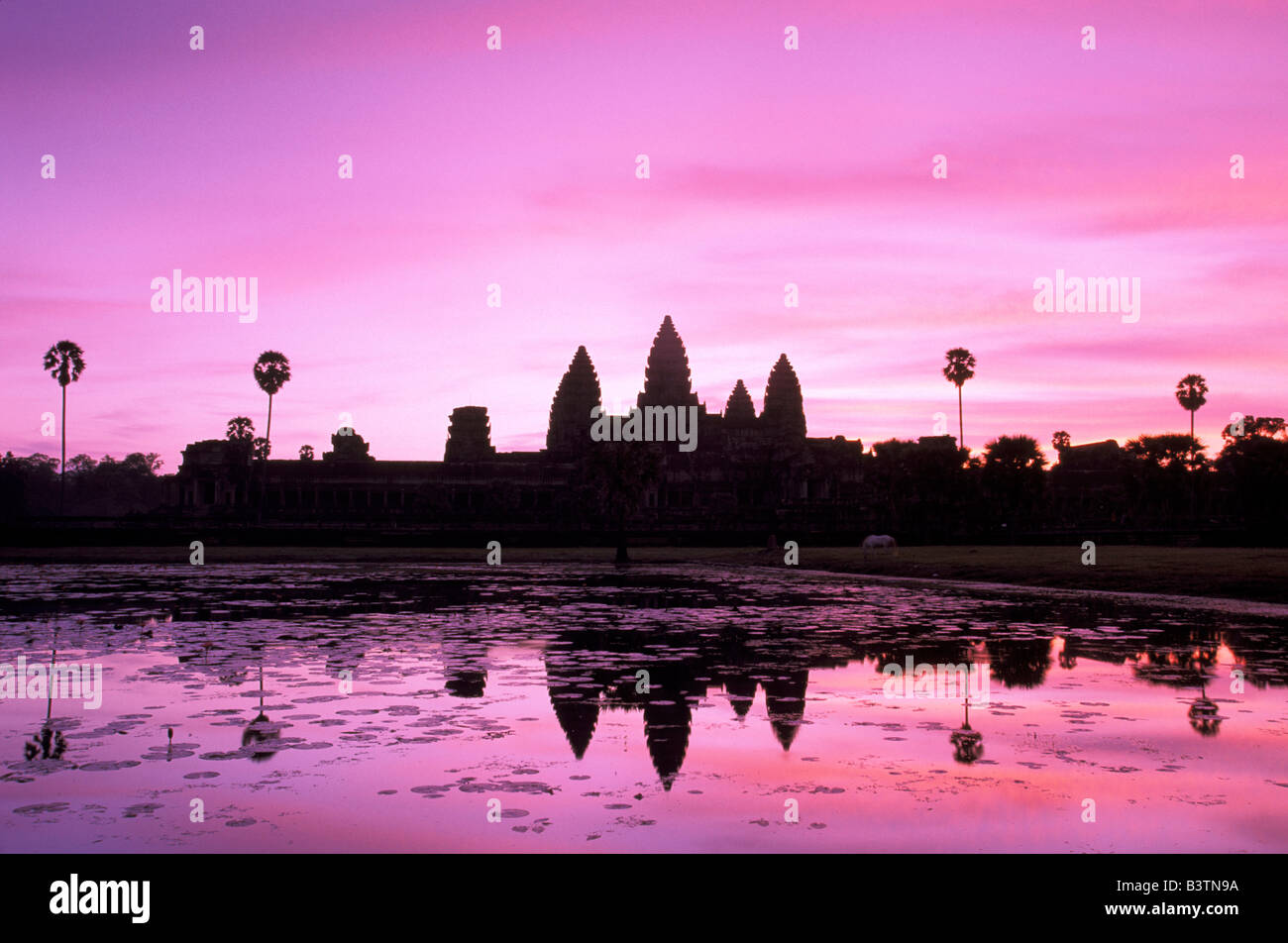 Asien, Kambodscha, Siem Reap. Angkor Wat. Stockfoto