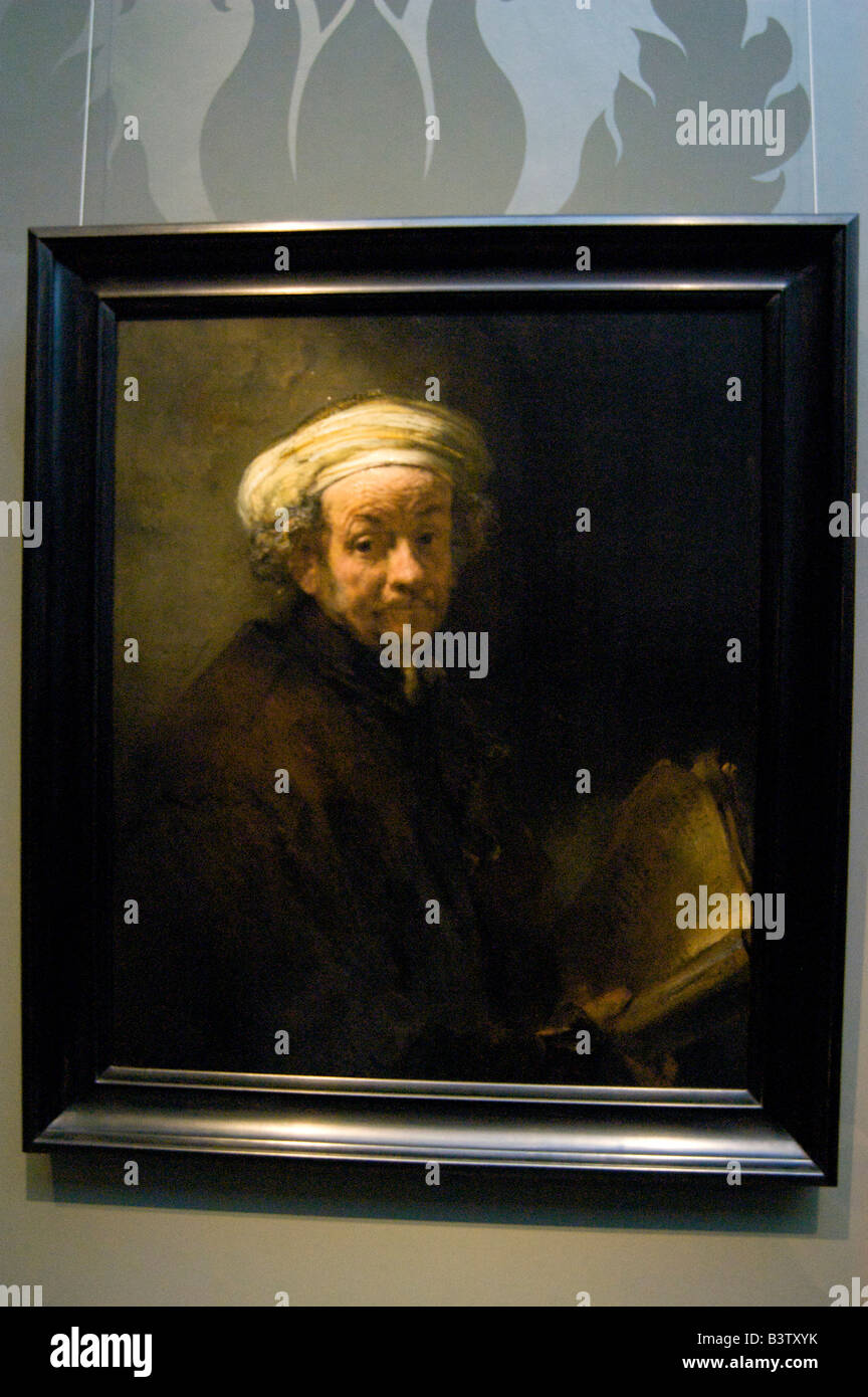 Europa, Niederlande, Holland, Amsterdam, Rijksmuseum, Rembrandt Selbstporträt als Apostel Paulus 1661 Stockfoto
