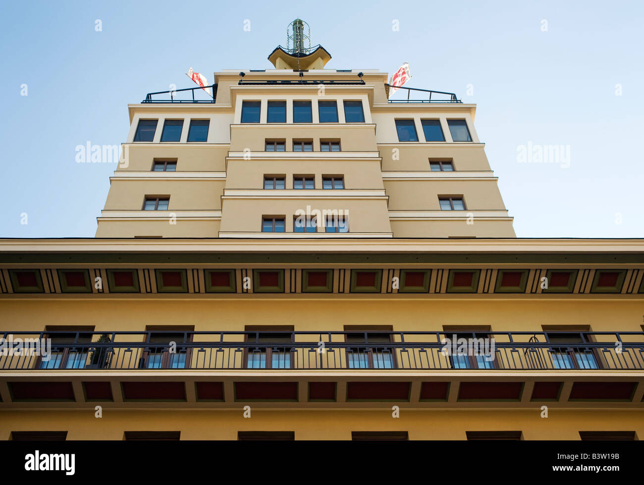 Hotel Torni ("Hotelturm"), 1931, Helsinki, Finnland.  Einst das höchste Gebäude in Finnland. Stockfoto