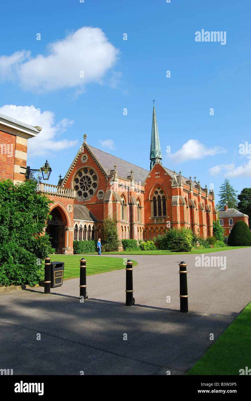 Schule-Kapelle, Wellington College, Crowthorne, Berkshire, Vereinigtes Königreich Stockfoto