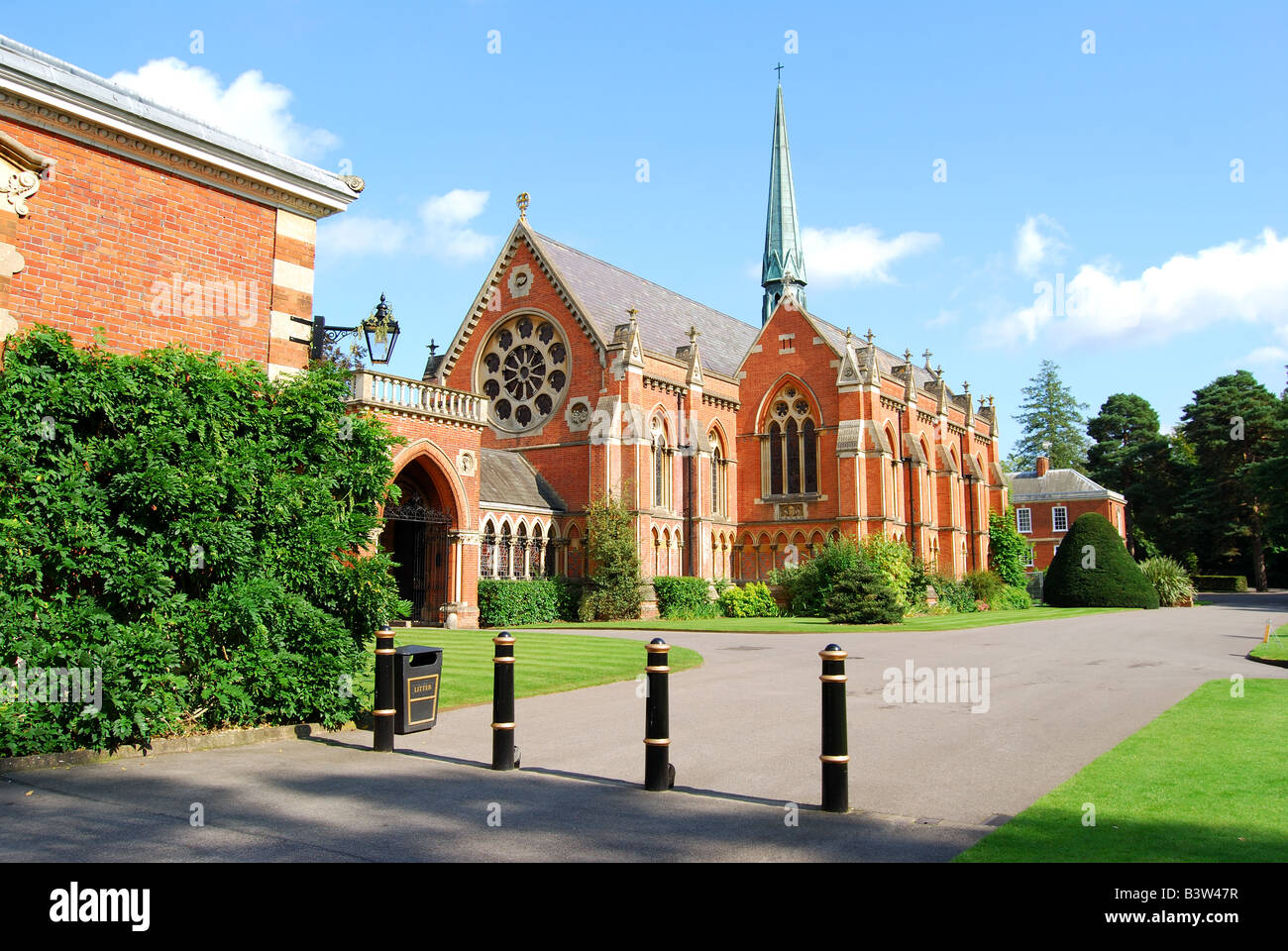 Schule-Kapelle, Wellington College, Crowthorne, Berkshire, Vereinigtes Königreich Stockfoto