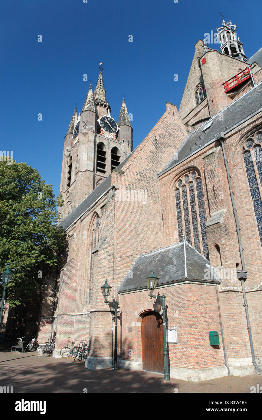 Oude Kerk (alte Kirche), Delft, Niederlande Stockfoto