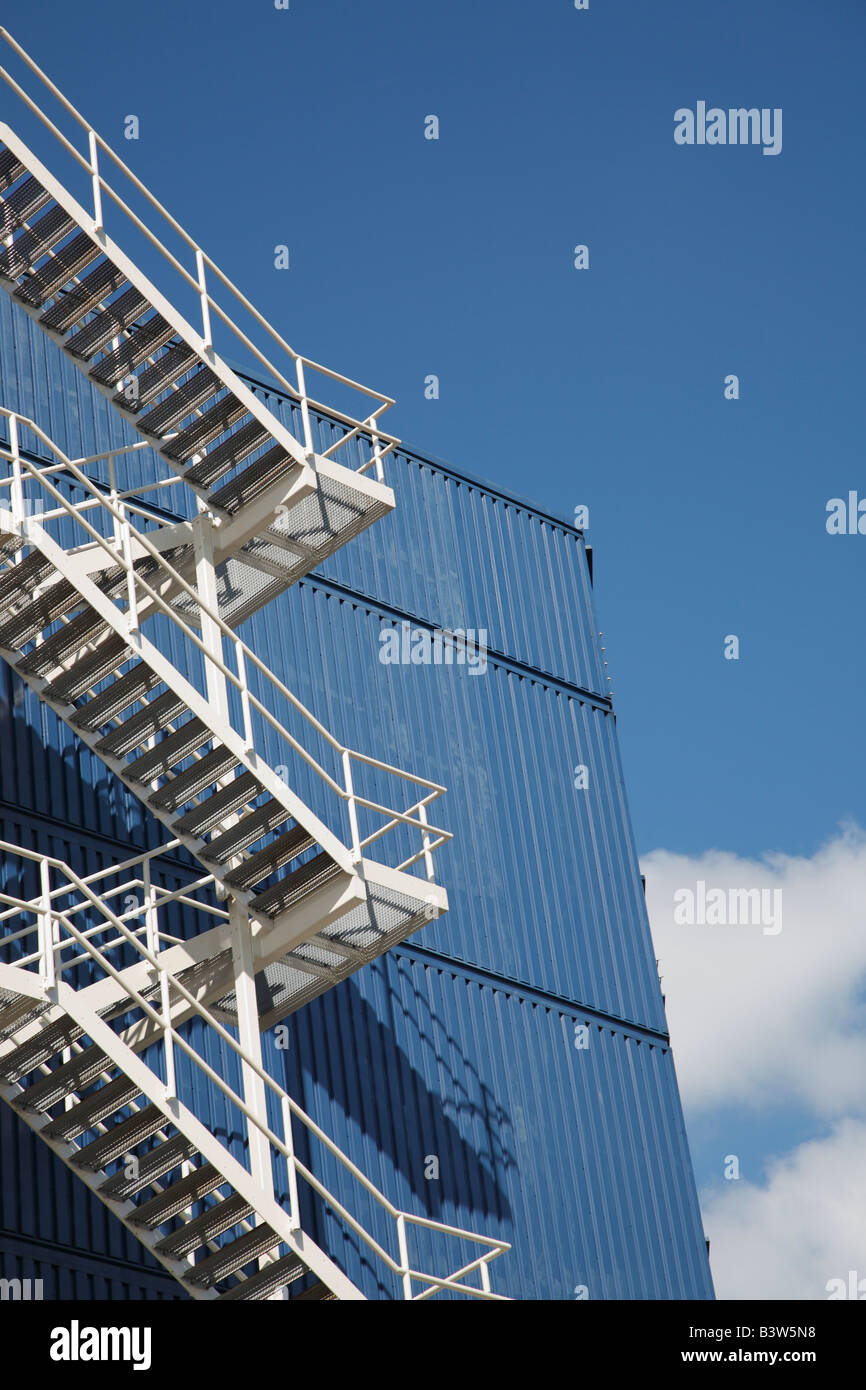 Detail eines Gebäudes, Rotterdam, Niederlande Stockfoto
