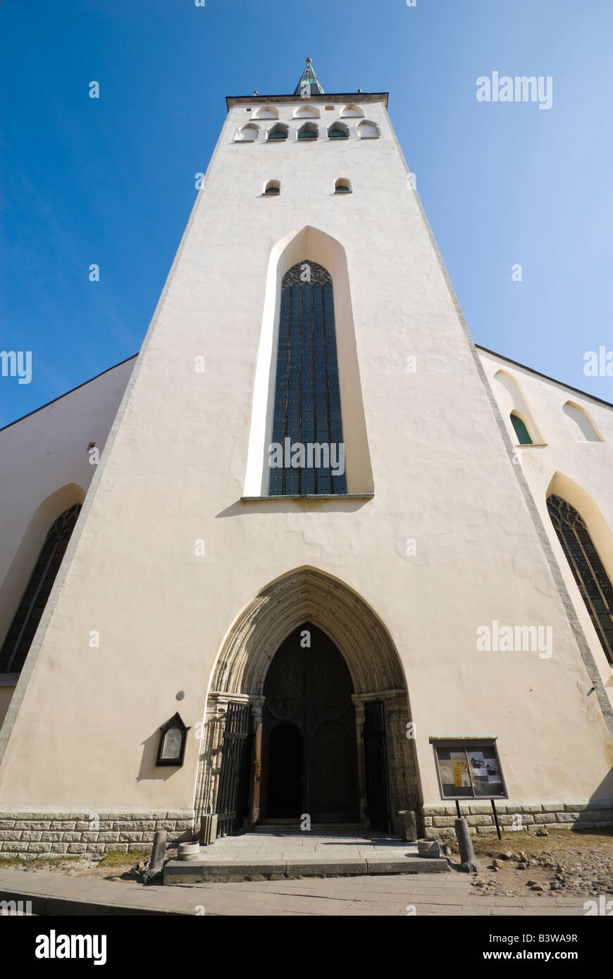 Kirche St. Olaf, Tallinn, Estland. Stockfoto
