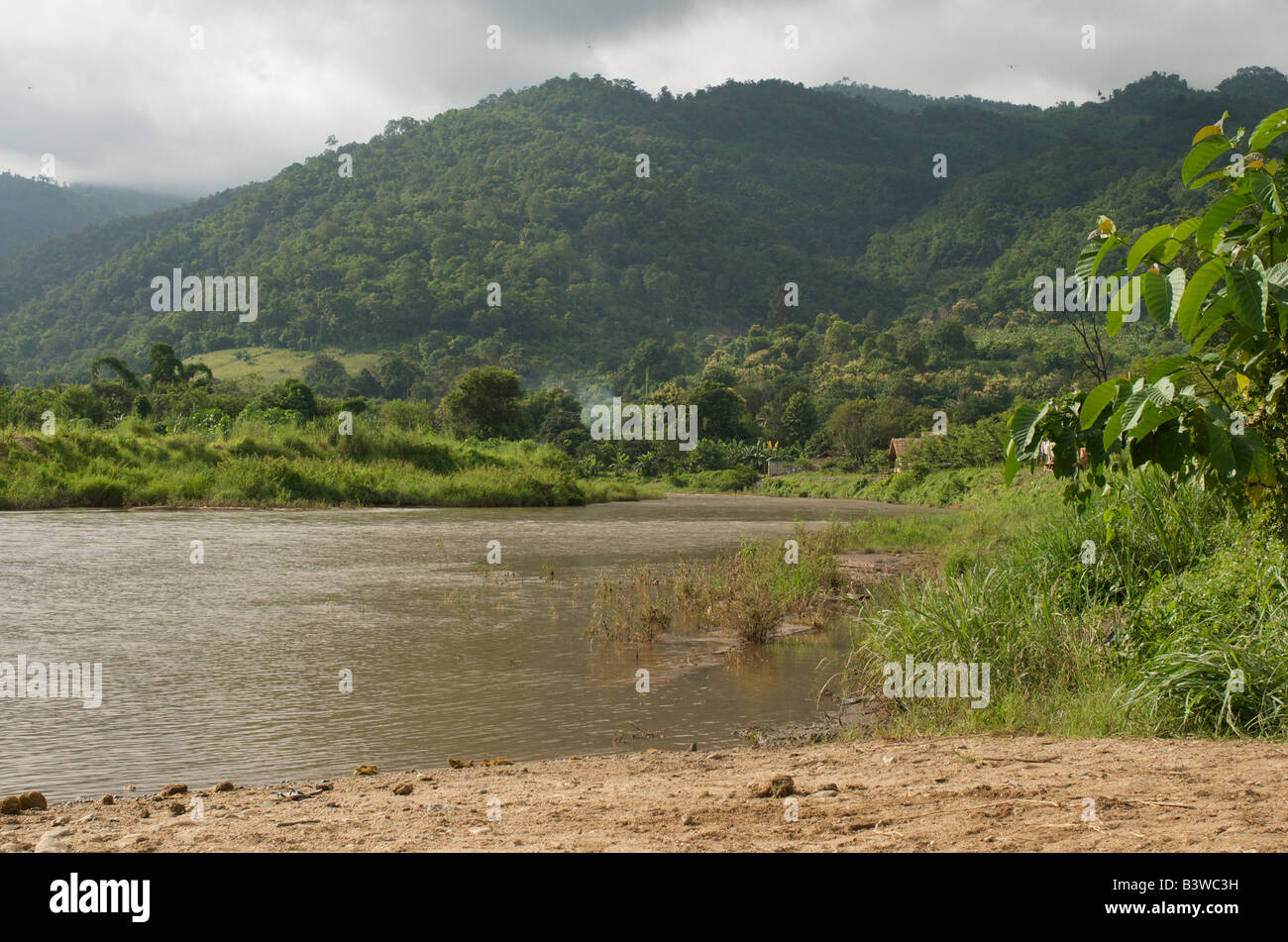 Mae Taeng River, Nord-Thailand Stockfoto