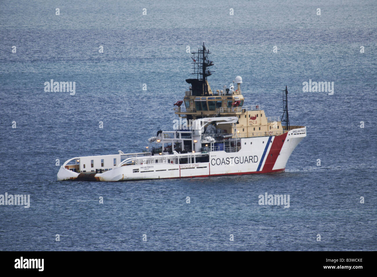 Küstenwache Schiff Anglian Princess Stockfoto