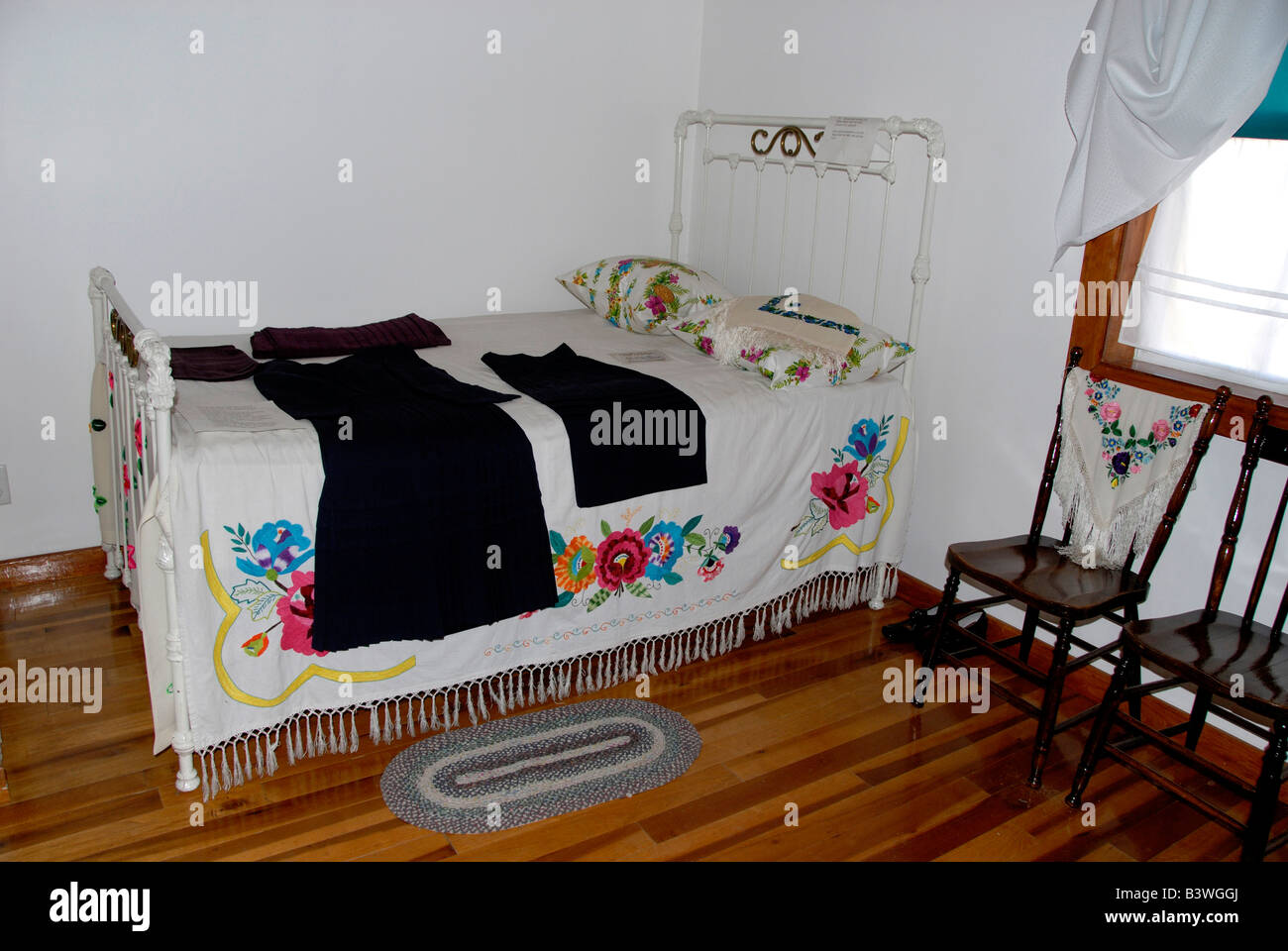 Mexiko, Bundesstaat Chihuahua. Mennonitische Siedlung von Cuahtemoc, Mennonite Museum. Stockfoto