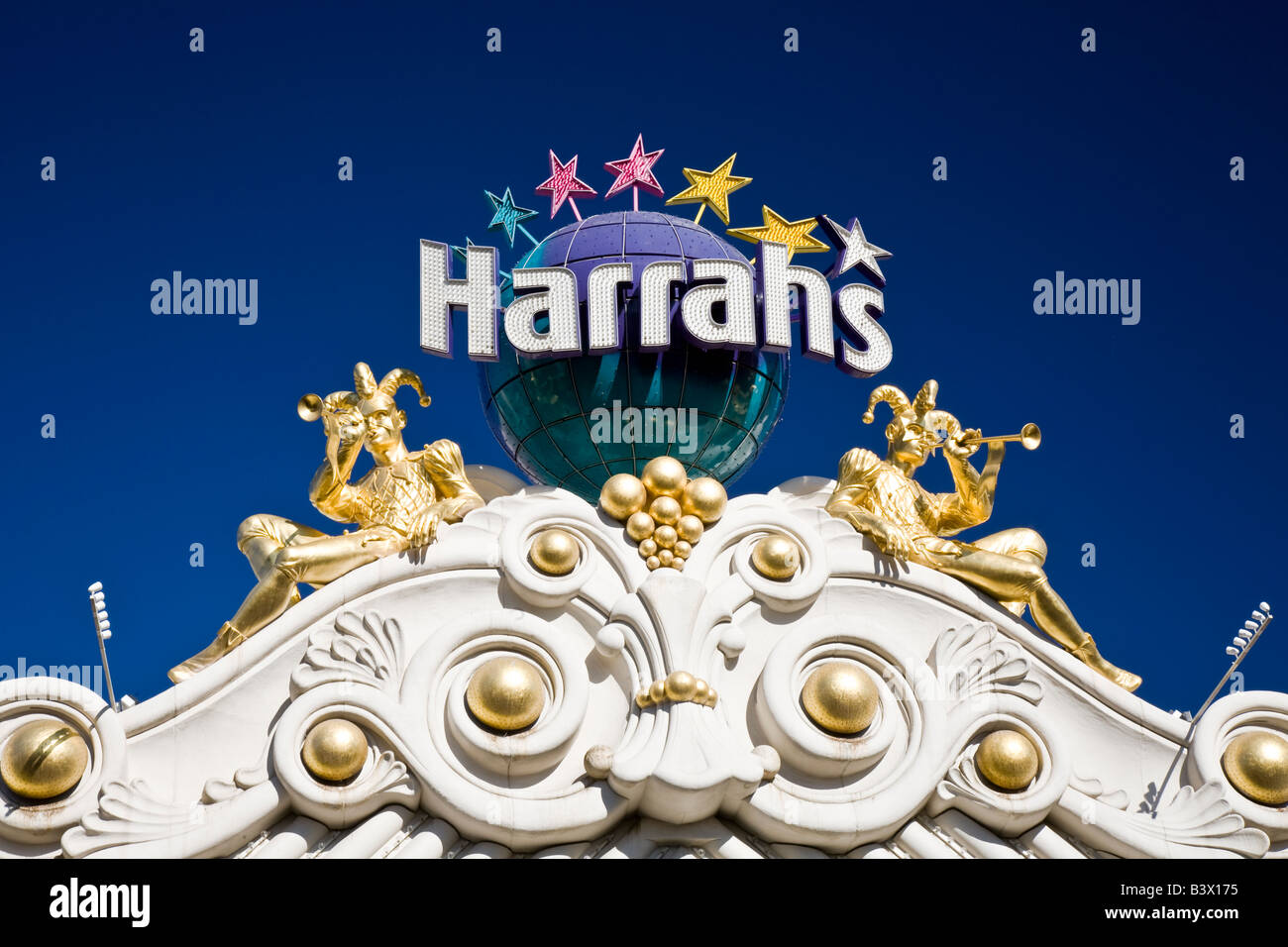 Harrah's Hotel and Casino Las Vegas Stockfoto