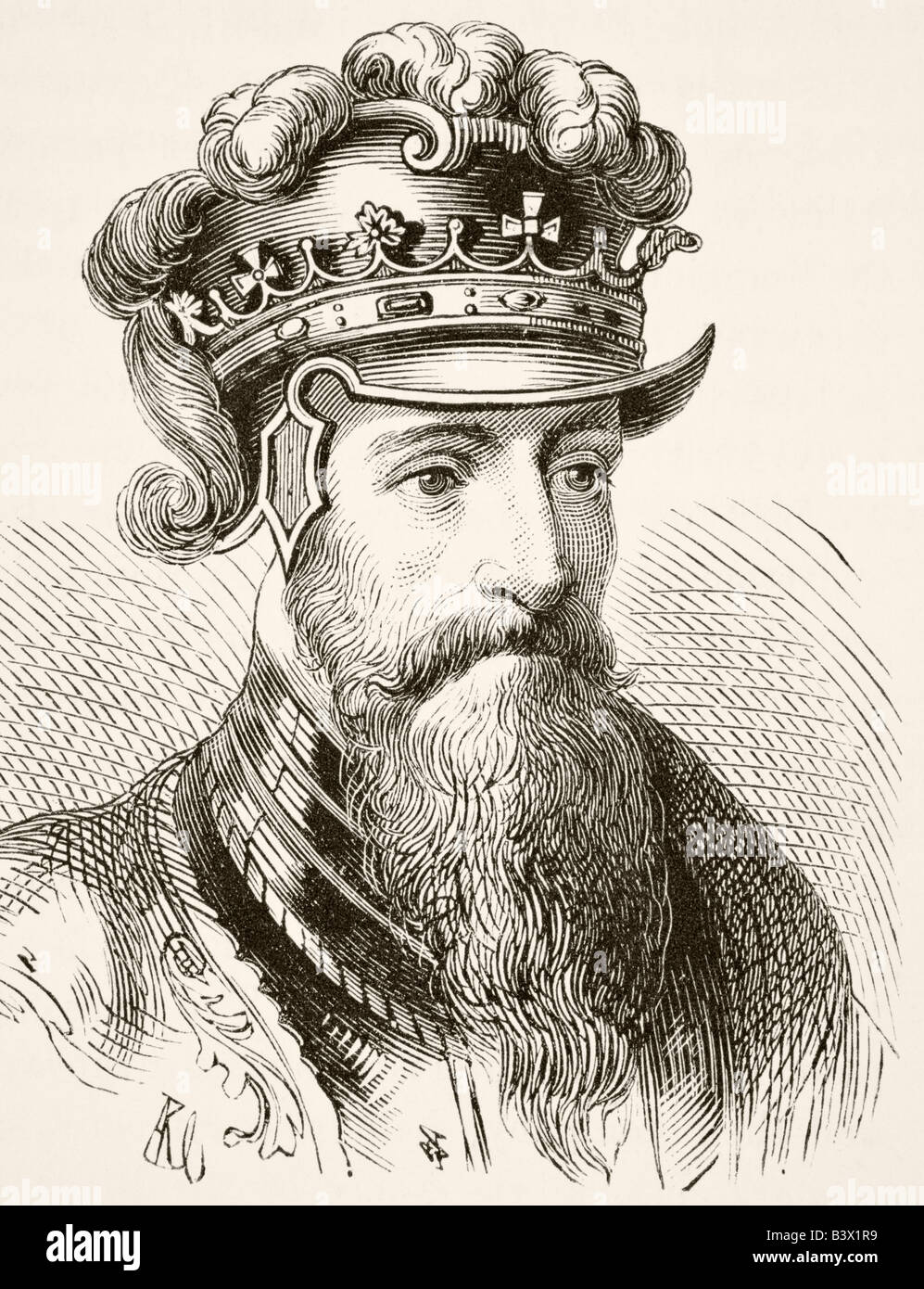 König Edward III. Von England, 1312 bis 1377. Stockfoto