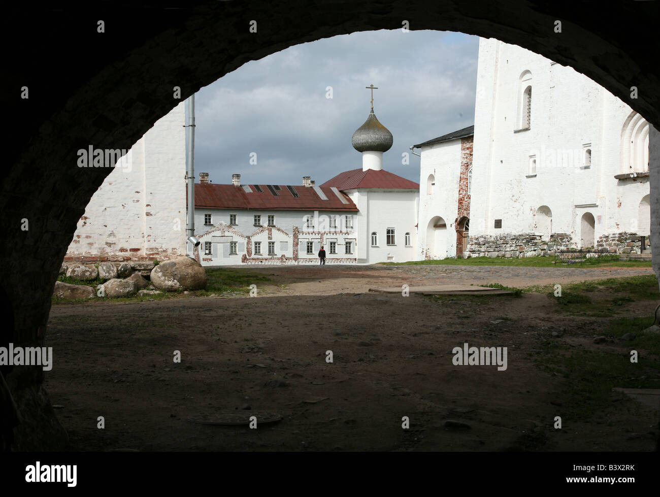 Verkündigung-Kirche in das Solovetsky Kloster auf den Solovetsky Inseln im Weißen Meer, Russland Stockfoto