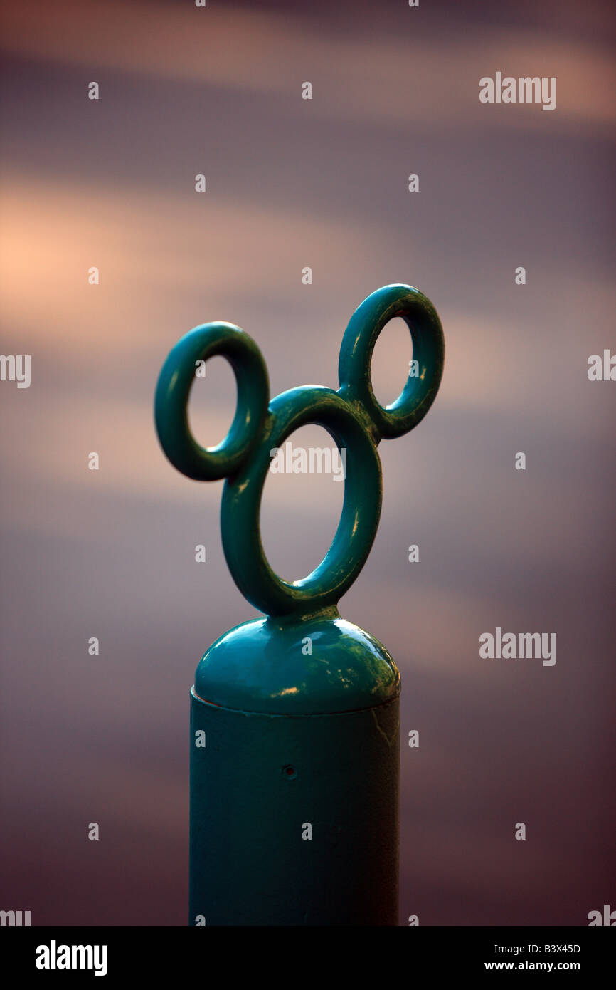 Mickey-Mouse-Ohren, ein Symbol von Disneyland. Stockfoto
