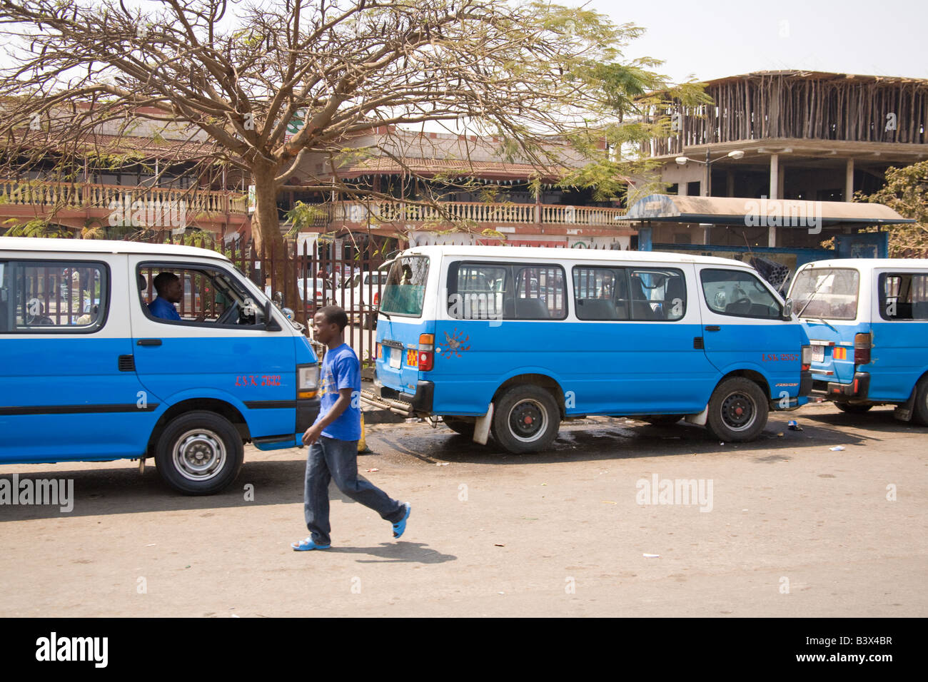 Mini-Bus Taxi Lusaka Sambia Afrika Stockfotografie - Alamy