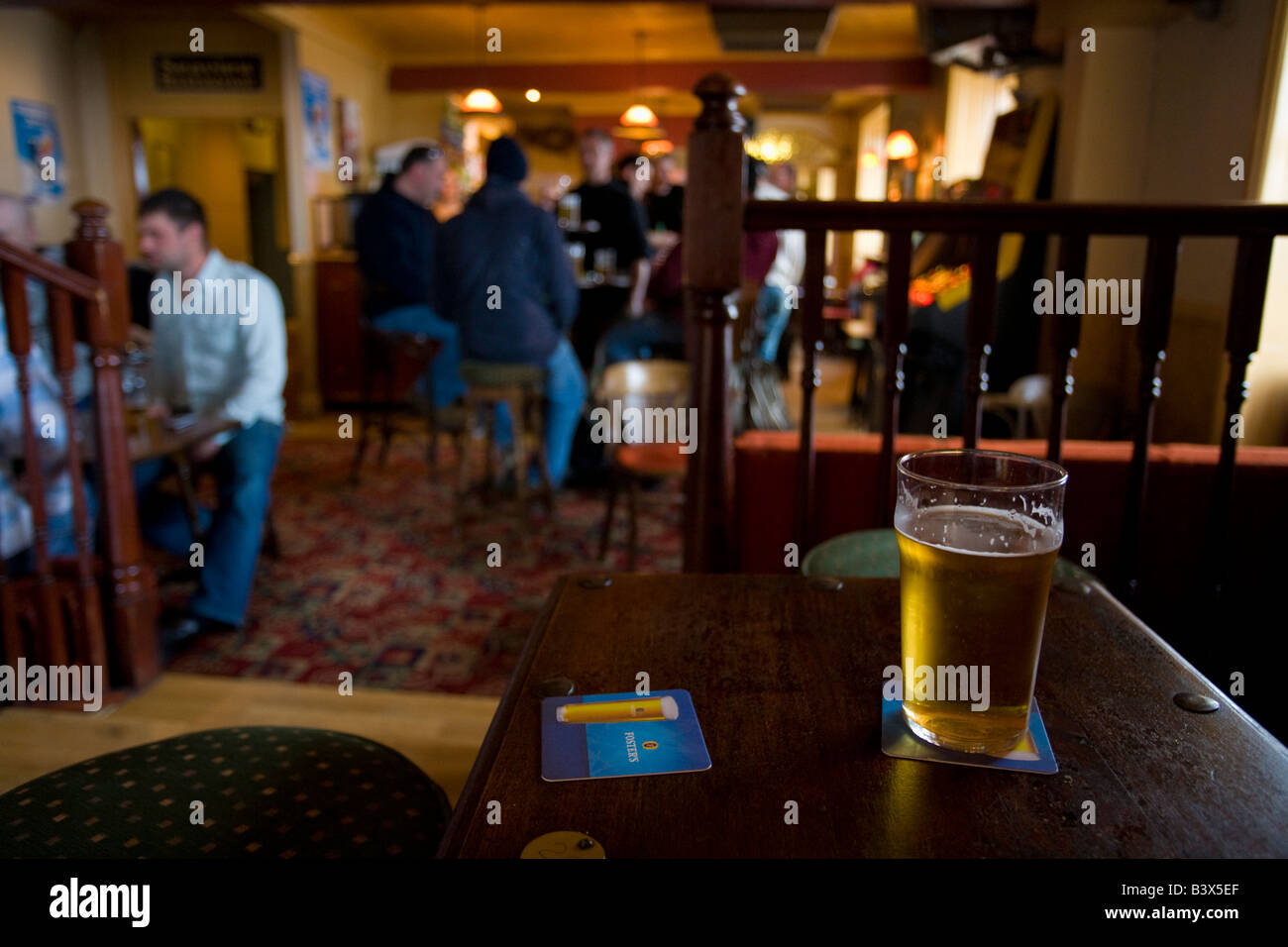 Englisches Pub Wirtshaus Innenraum Cromer Norfolk England UK United Kingdom GB Großbritannien britischen Inseln Europa EU Stockfoto