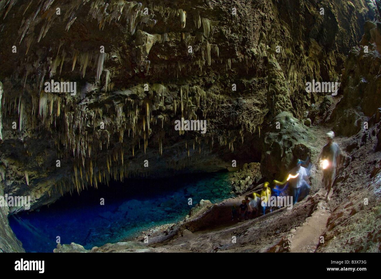 Gruta Lago Azul oder der Grotte fo der blaue See in Mato Grosso do Sul in Brasilien Stockfoto