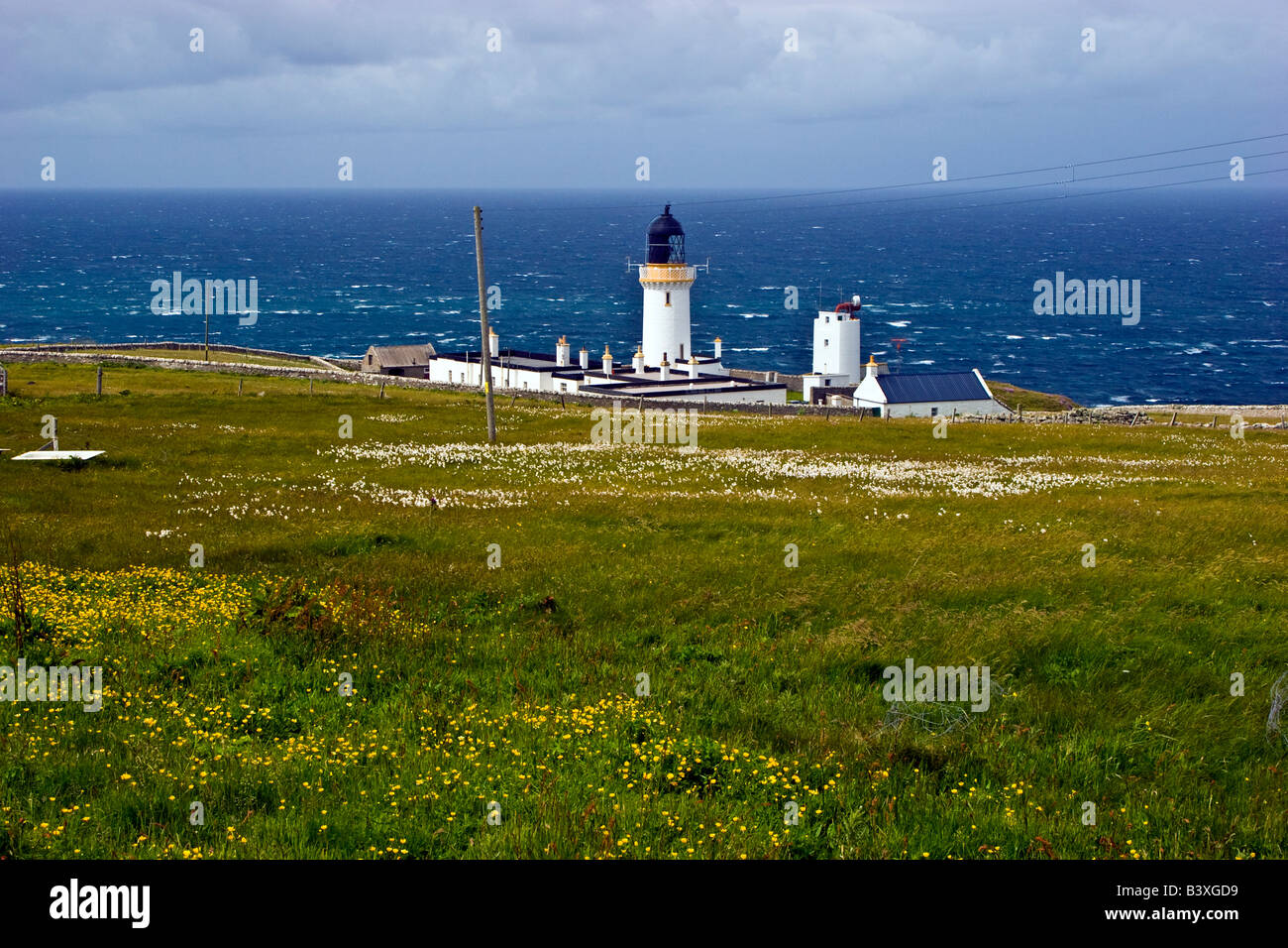 Dunnet Head Lighthouse Sutherland Schottland Großbritannien UK 2008 British Festländern nördlichsten Punkt Stockfoto