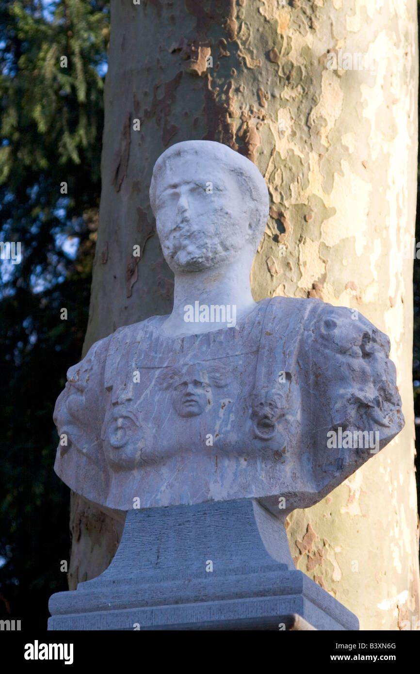 Statuen im Parc Royal in Brüssel Belgien Stockfoto