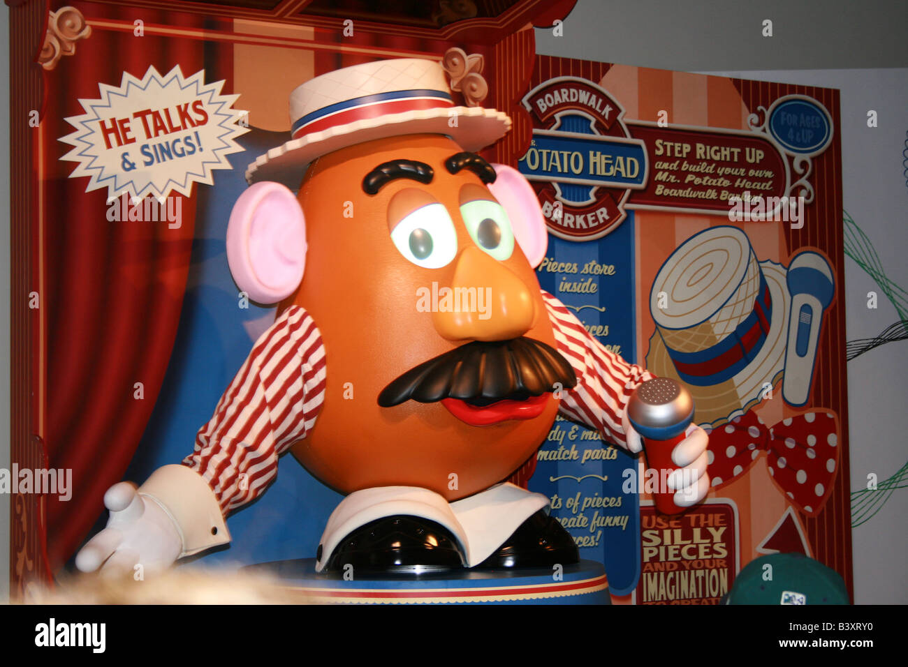 Mr. Potato Head, Toy Story Mania, Hollywood-Studios, Walt Disney World Stockfoto