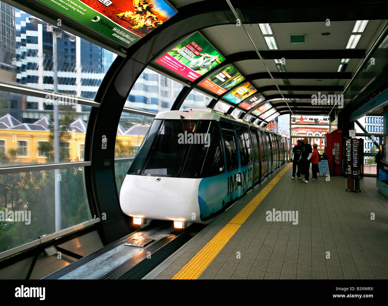 Sydney Monorail Stockfoto