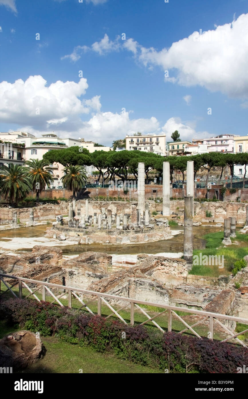 Seraphide römischen Tempel (Macellum) Tempel Pozzuoli, Puteoli, Neapel, Kampanien Stockfoto