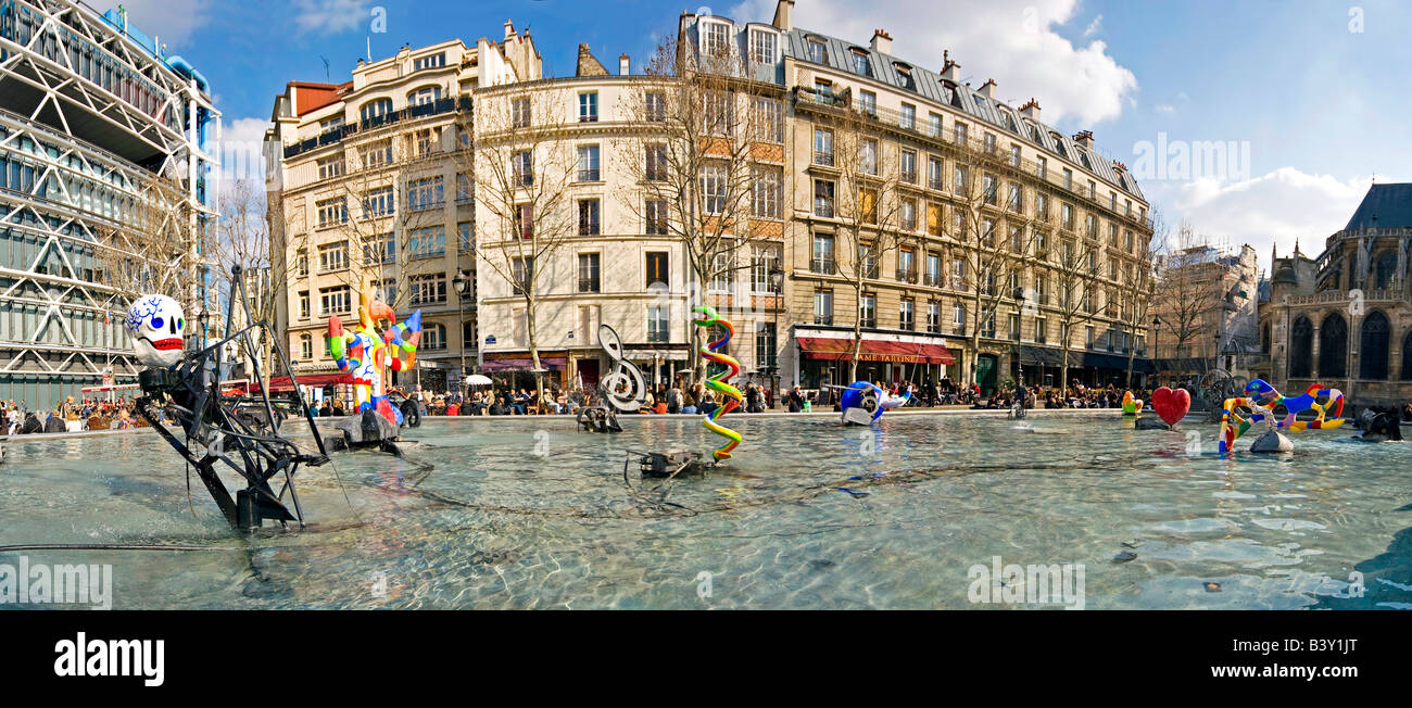 Centre Pompidou Museum in Paris, Frankreich Stockfoto