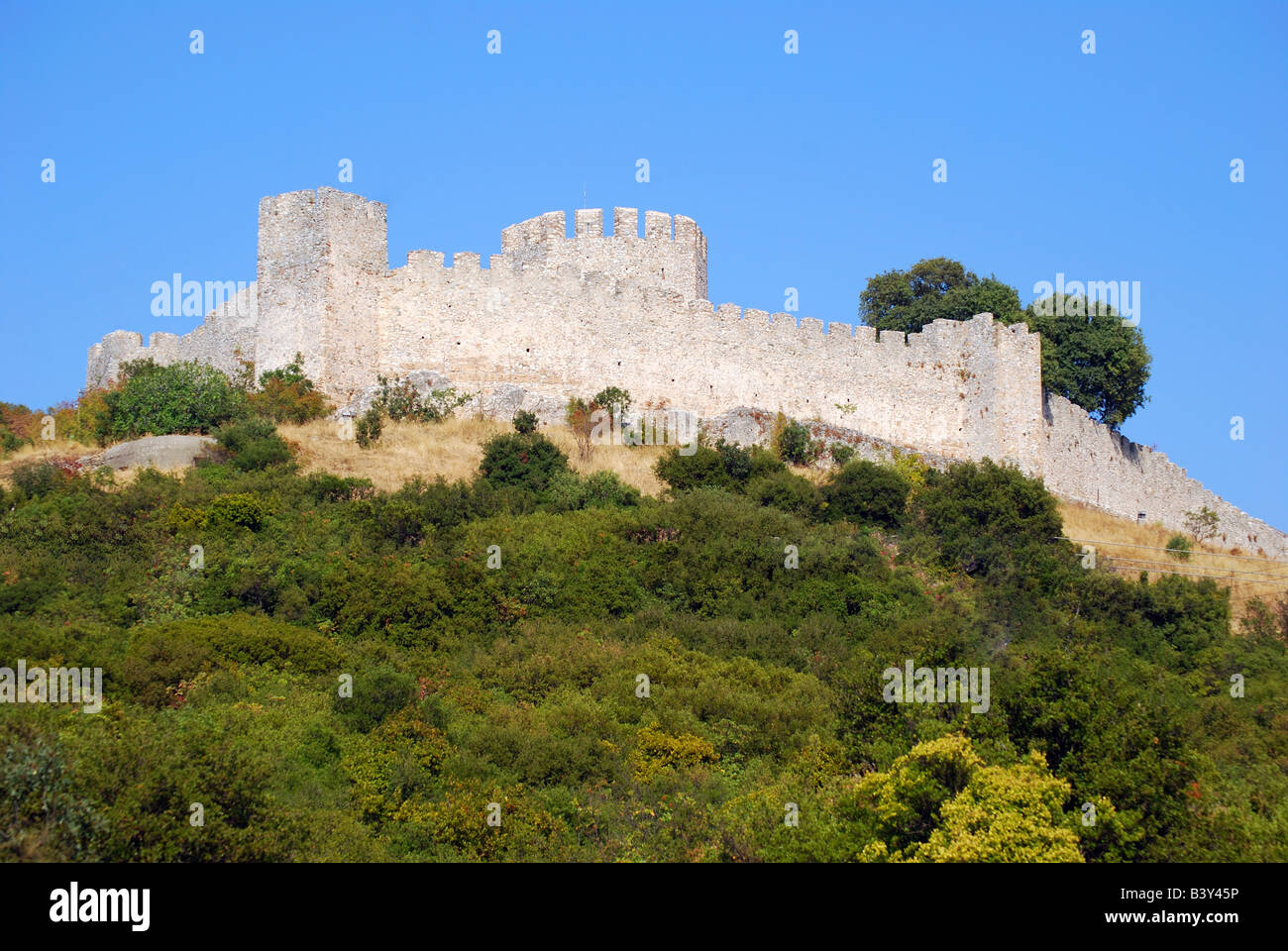 Platamon Burg, Platamon, Pieria, Zentralmakedonien, Griechenland Stockfoto