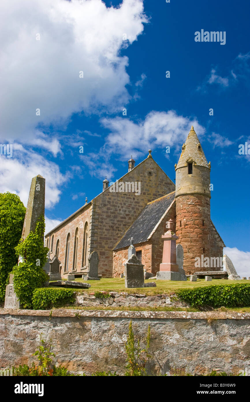 Kilmuir Ostern Kirche, Nigg Bay, Cromarty Firth, Schottland, Großbritannien 2008 Stockfoto