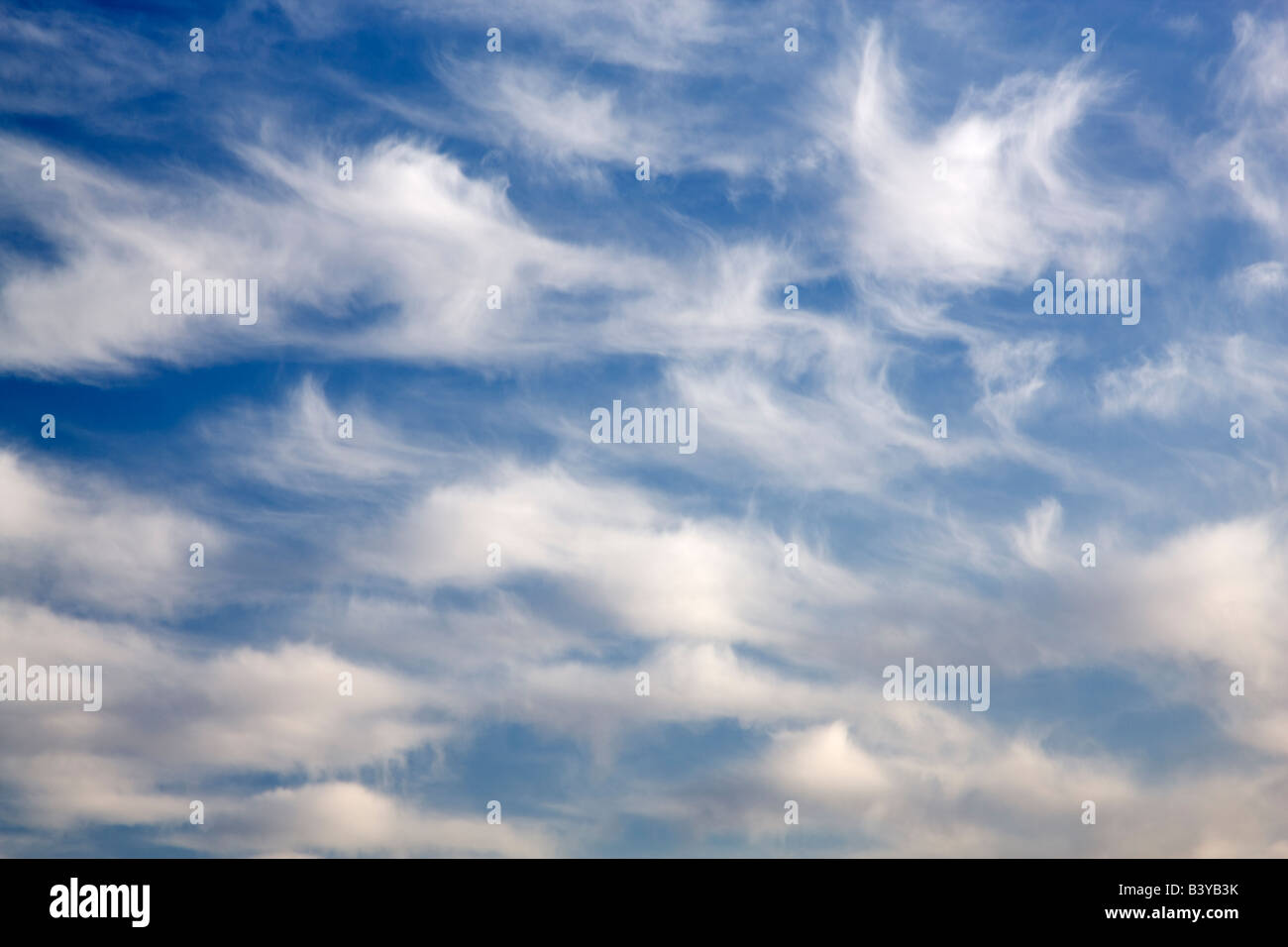 Wolkenmuster. Stockfoto